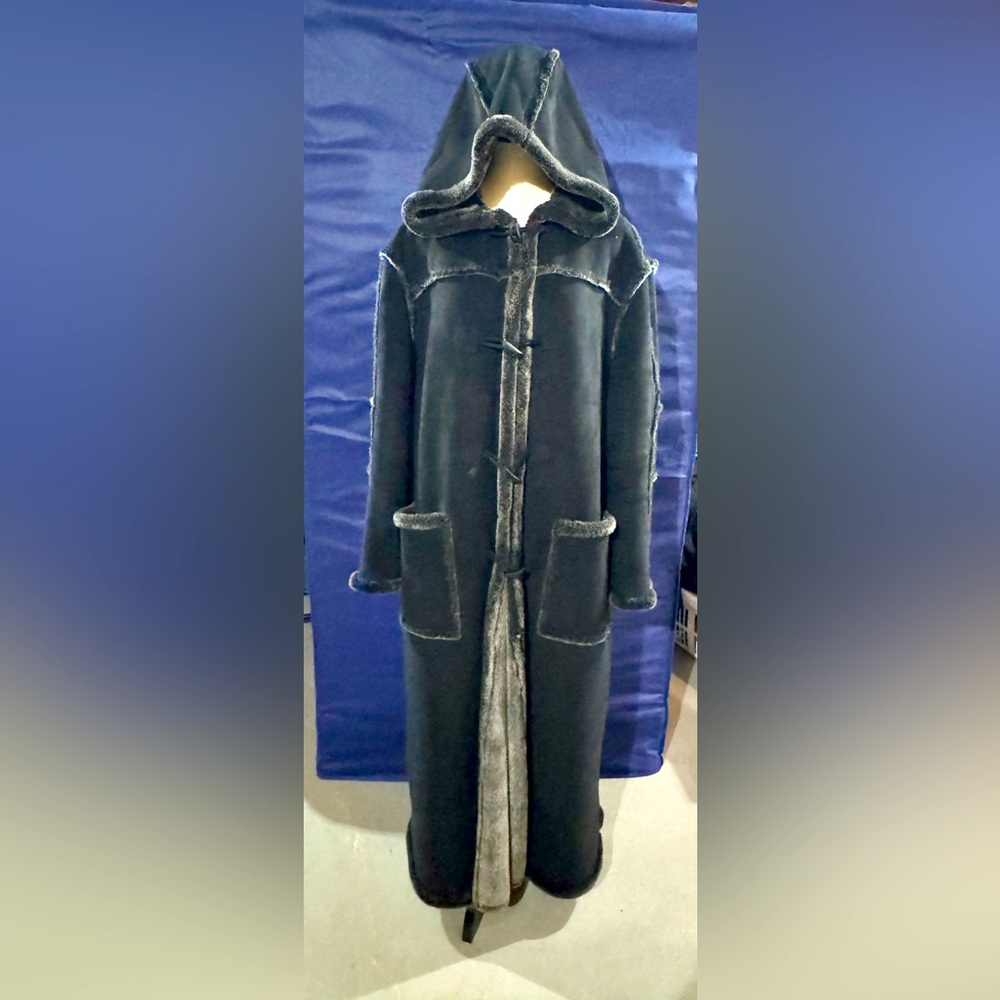 Women’s leather/Suede 3/4 l- Winter Jacket